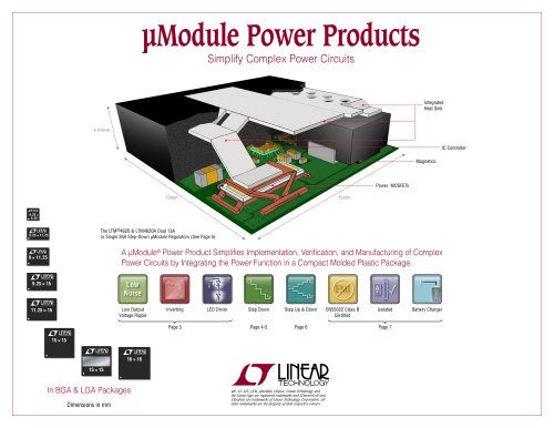 Linear Technology DC/DC uModule Power Products