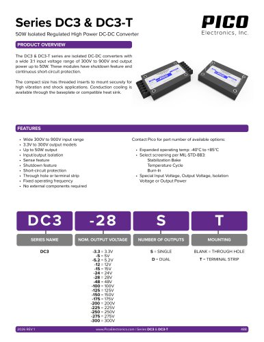 Series DC3 & DC3-T