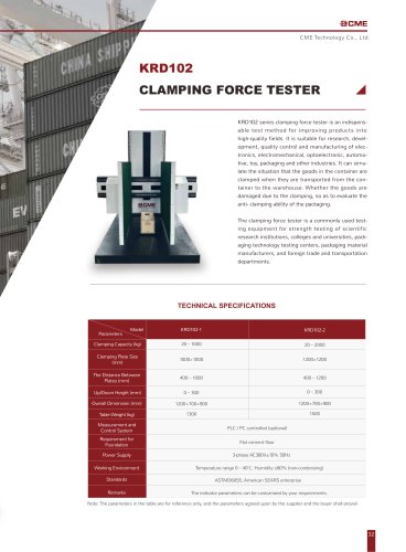 KRD102 Clamping Force Tester for Packaging