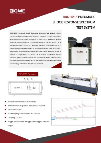 KRD14 & KRD15 SRS Testing Machine Shock Response Spectrum Tester