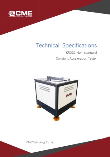 Non-standard Constant Acceleration testing machine KRD32