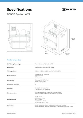 BCN3D Epsilon W27