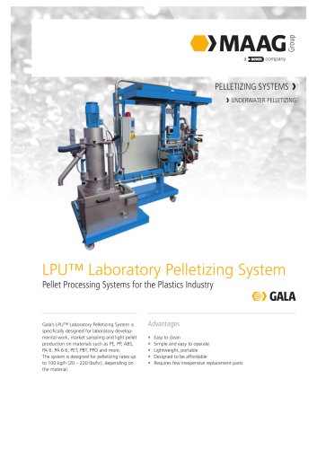 LPU® Laboratory Pelletizing System