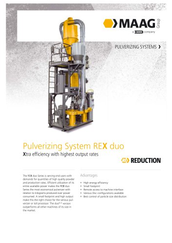 Pulverizing System REX duo