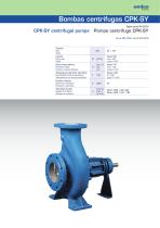 CPK-SY Pump for Industrial processes  closed impeller