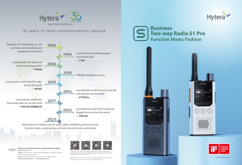 Business  Two-way Radio S1 Pro  Function Meets Fashion