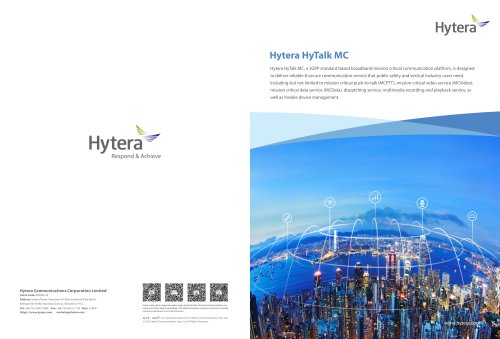 Hytera HyTalk MC MCS System