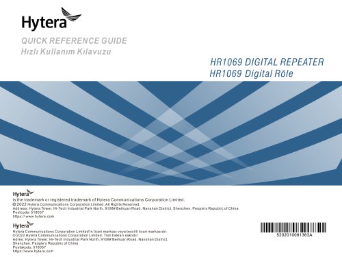 Ultra-thin DMR Repeater Quick