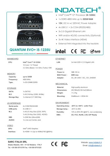 QUANTUM EVO+ i5-1235U