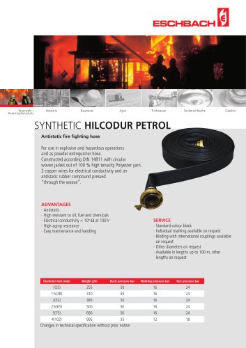 SYNTHETIC HILCODUR PETROL