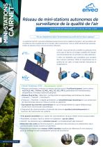 Cairnet ® 2020 - réseau de mini-stations de capteurs pour la mesure de la qualité de l'air et odeurs