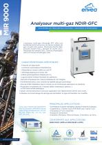 Mesure de polluants en cheminée : analyseur multi-gaz IR-GFC MIR9000 - 1