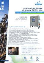 MIR IS Analyseur multi-gaz Infrarouge GFC en cheminée