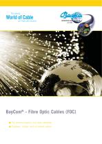 BayCom® - Fibre Optic Cables (FOC)