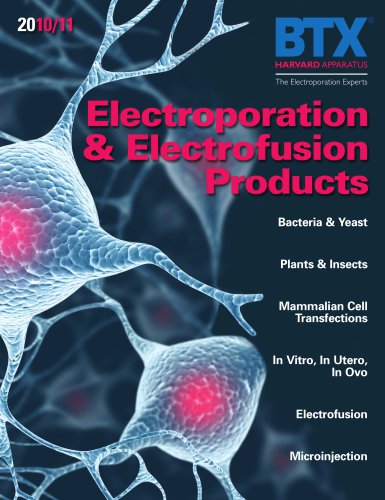 BTX Electroporation & Transfection Catalog