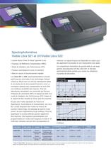 Gamme de Spectrophotomètres UV/Visible Libra - 7