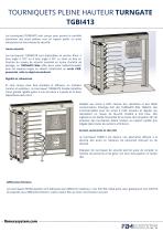 TOURNIQUETS PLEINE HAUTEUR TURNGATE TGBI413 - 2