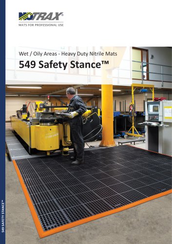 Wet / Oily Areas - Heavy Duty Nitrile Mats 549 Safety Stance™