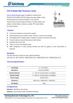 Saicheng Bottle Wall Thickness Tester CHY-G