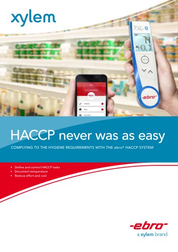 HACCP never was as easy