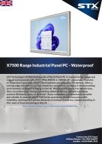 UK X7500 Industrial Panel PC Waterproof