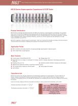 N8130 series Data Sheet programmable modular capacitor testing instrument