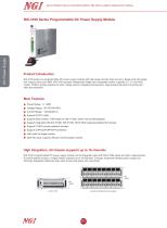 NXI-3106 Series Data Sheet Programmable DC Power Supply Module