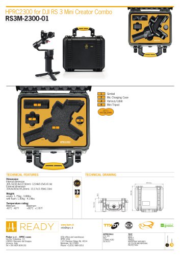 HPRC2300 for DJI RS 3 Mini Creator Combo