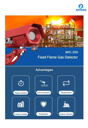 MIC200 explosion-Proof flame detector brochure