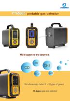 PTM600 6 in 1 gas detector brochure