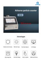 Zetron B330 28.3L/min airborne particle counter brochures