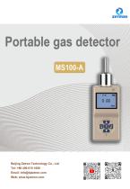 Zetron MS100-A Handheld Aluminum Toxic Gas Detector Brochure