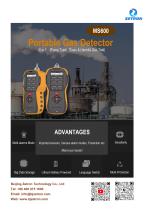 Zetron MS600A Portable Pump Type Gas Detector Brochure