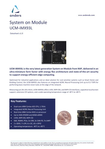 System on Module UCM-iMX93L