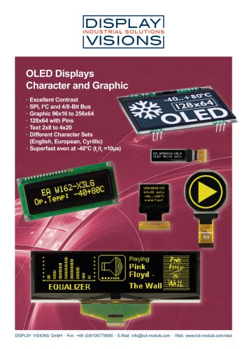 Flyer OLED Displays English