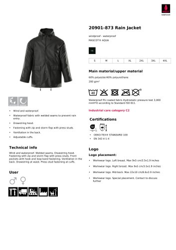 20901-873 Rain Jacket
