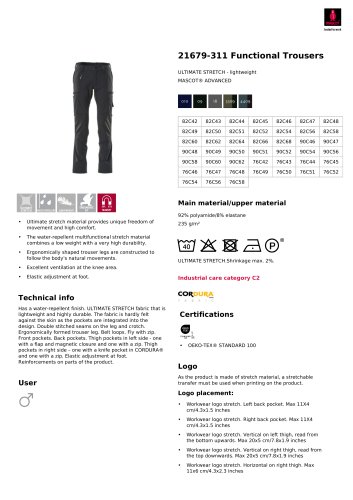 21679-311 Functional Trousers