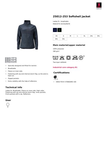 25012-253 Softshell Jacket