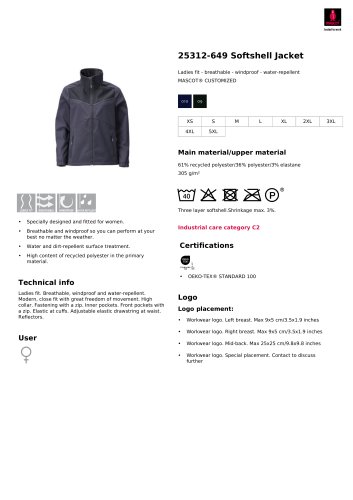 25312-649-010 Softshell Jacket