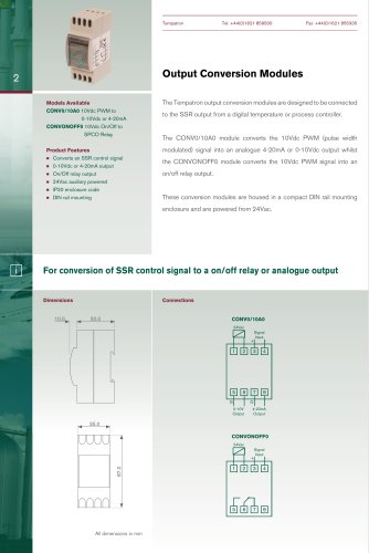 Output Conversion Modules