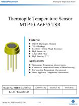 MemsFrontier Thermopile Temperature Sensor MTP10-A6F55TSR