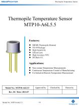 MemsFrontier Thermopile Temperature Sensor MTP10-A6L5.5