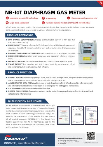 NB-IoT Smart Gas Meter