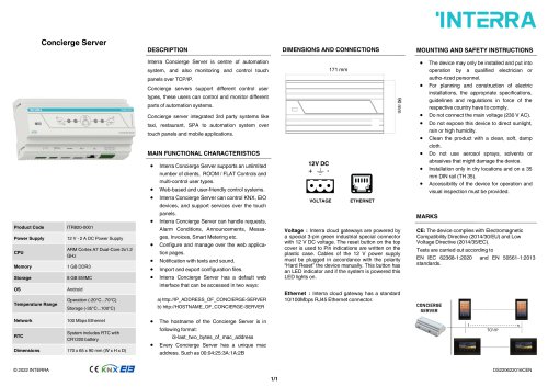 Concierge Server