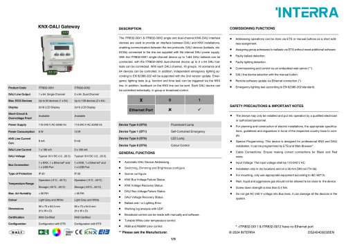 KNX-DALI Gateway