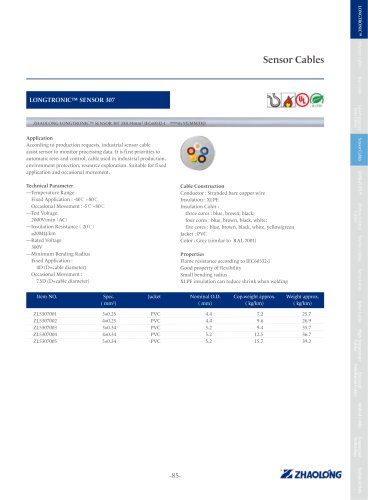 zhaolong LONGTRONIC® 307 Data electrical cable