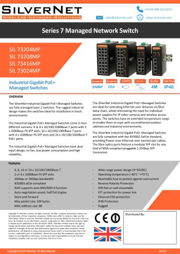 Series 7 Managed Network Switch