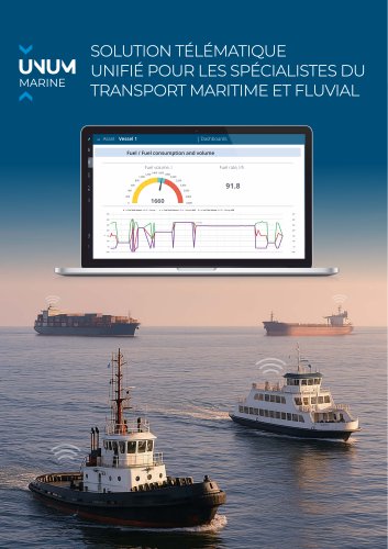 UNUM Marine SOLUTION TÉLÉMATIQUE MARITIME ET FLUVIALE