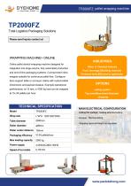 Dyehome Turntable stretch wrapper TP2000FZ