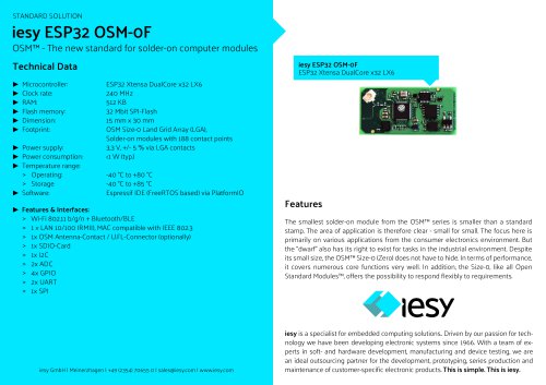 iesy ESP32 OSM-0F